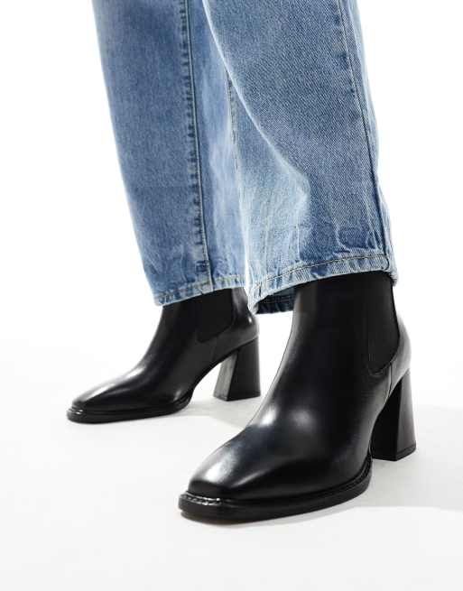 Walk London Frankie boot in black leather, 4 of 4