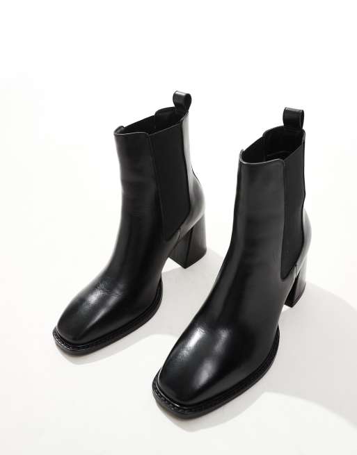 Walk London Frankie boots in black leather, 2 of 4