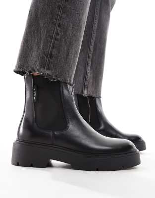 Gail Chelsea boots in black leather