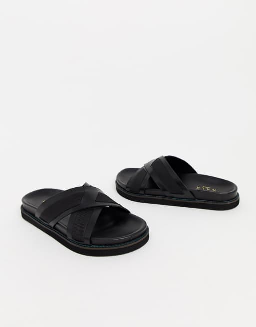 Walk London george sandals in black ASOS