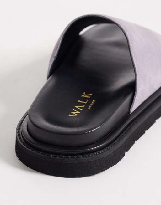 Walk London – Holly – Lila tofflor i mocka, 3 av 4