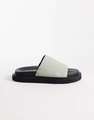  Holly slider in mint suede