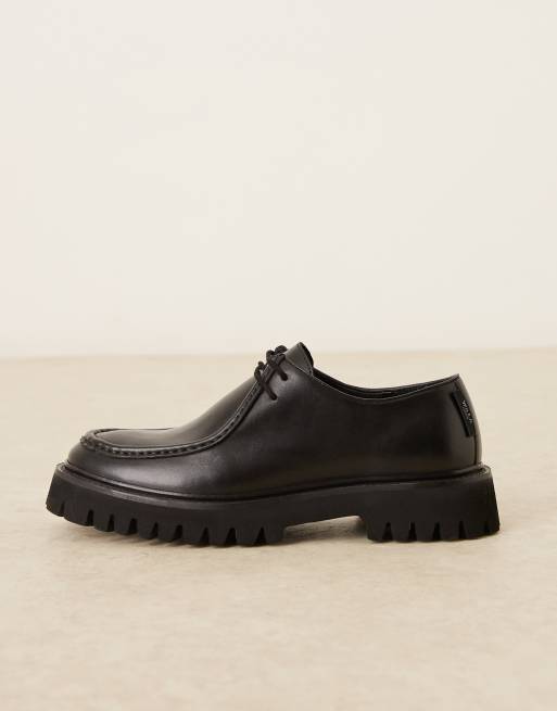 WALK LONDON - Hopper - Scarpe in pelle nere con impunture, 2 di 4
