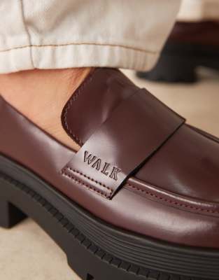 Walk London Kate Saddle Loafer In Multi