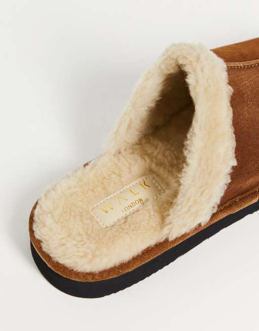 leyton sheepskin slippers in | ASOS