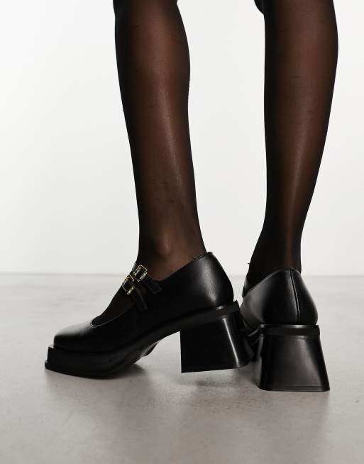 Walk London – Mary-Jane-Schuhe aus Leder in Schwarz, 2 von 4