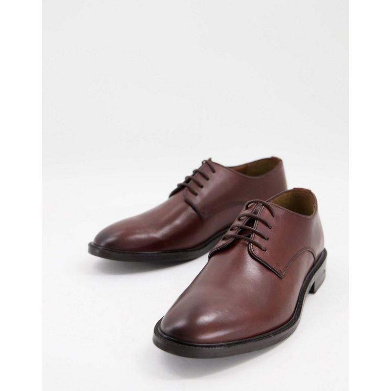 Walk London – Oliver – Derby-Schuhe aus Leder in Hellbraun