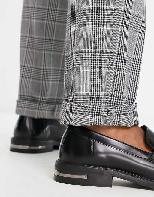 Walk London – Oliver – Högglansiga svarta loafers , 2 av 4