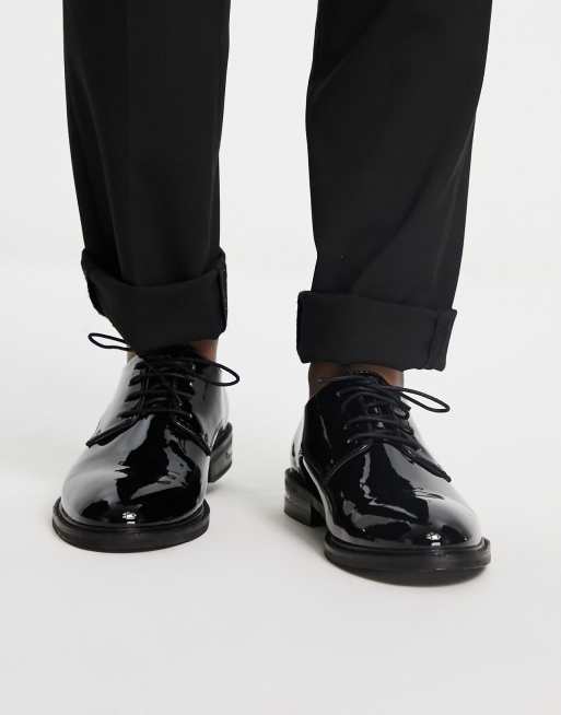 WALK London - Oliver - Scarpe verniciate con lacci, 4 di 4