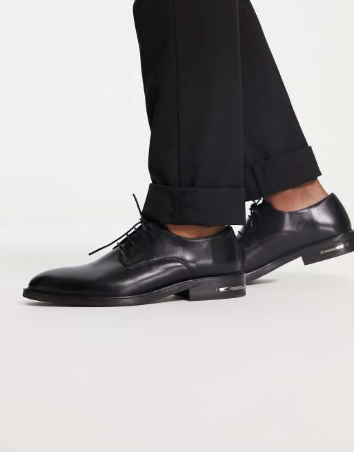 Walk London – Oliver – Schnürschuhe aus schwarzem Leder , 3 von 4