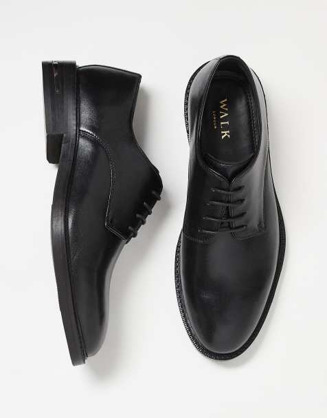 Walk London – Oliver – Svarta skor med snörning i läder - view 1