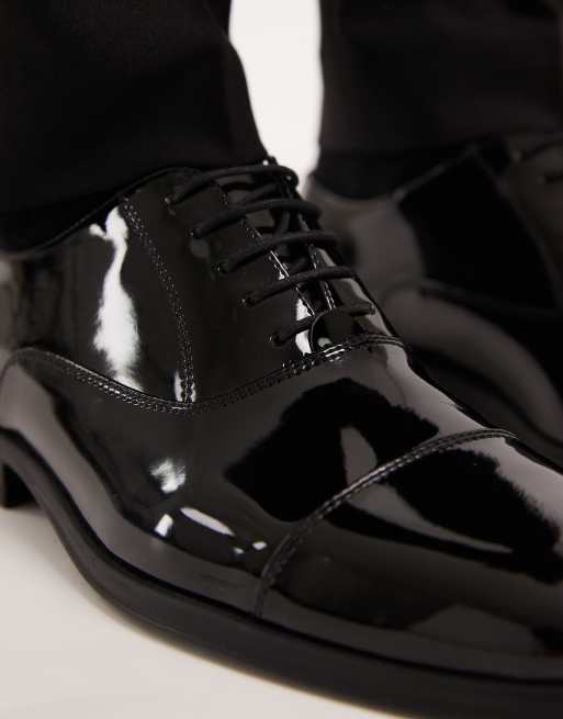 WALK LONDON – Oscar – Oxford-Schuhe in Schwarz mit Zehenkappe , 2 von 4
