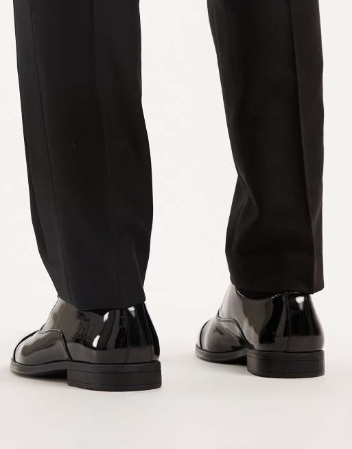 WALK LONDON – Oscar – Oxford-Schuhe in Schwarz mit Zehenkappe , 3 von 4