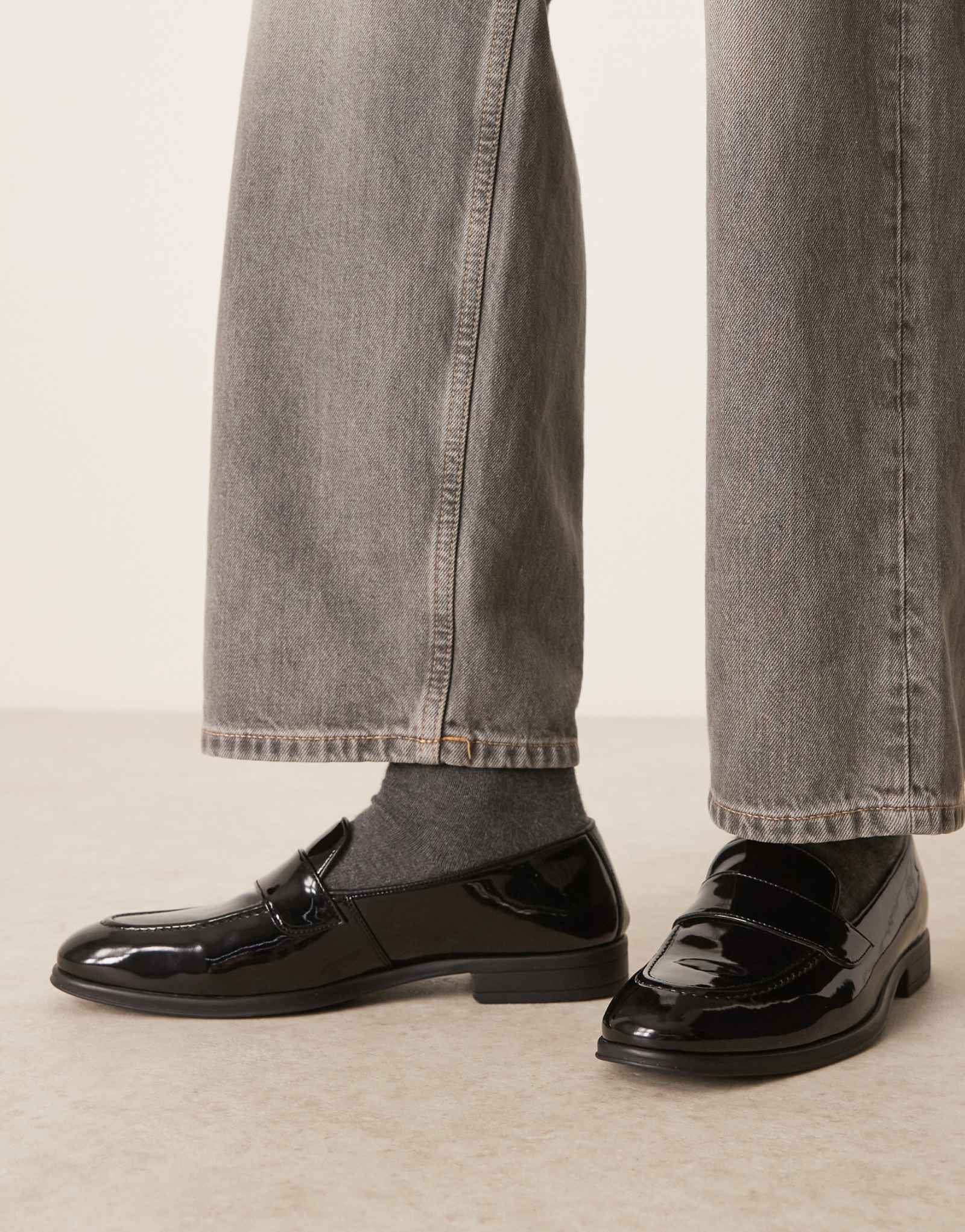 Черные мокасины-слипоны Walk London Oscar