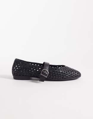  Petal Ballerina  woven leather