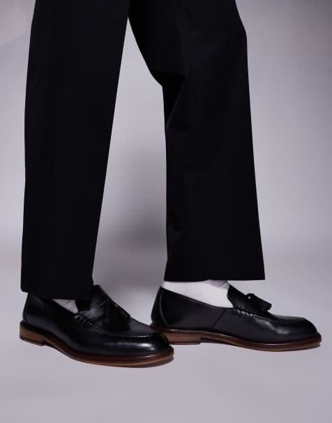 Walk London - Putney - Mocassini con nappe in pelle nera - view 1