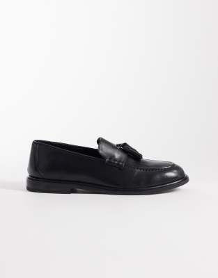Walk London Putney Tassel Loafers In Black