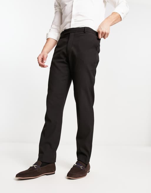 Walk London raphael bar loafers in brown suede | ASOS display picture 1