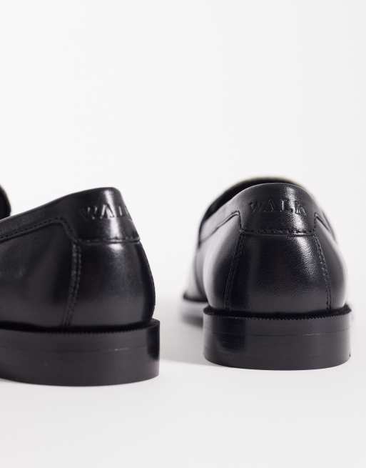 Walk London – Rhea – Komönstrade loafers med tofsar, 3 av 4