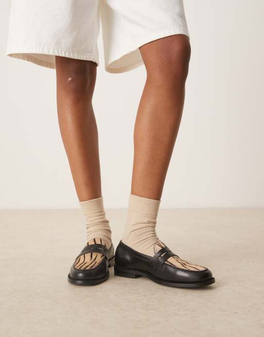 Walk London - Rhea - Mocassini con stampa zebrata , 2 di 4