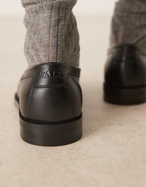 Walk London Rhea Saddle loafer in cow print, 3 of 4