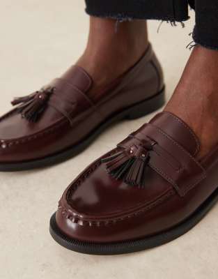 Walk London Rhea Weave Loafer In Brown