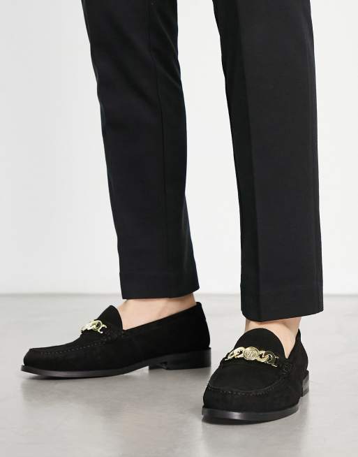 Men's Gold Chain Loafers