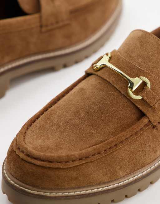 Walk London - Sean - Mocassins en daim à mors chunky - Fauve, 2 de 4