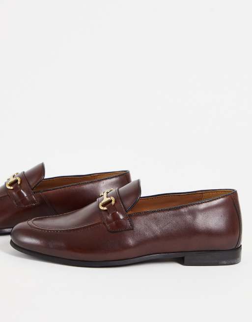 leather snaffle loafer