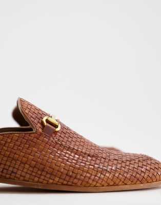 woven slip on loafers