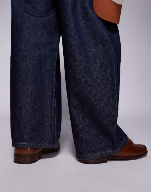 Walk London Tino tassel loafers in tan leather, 4 of 4