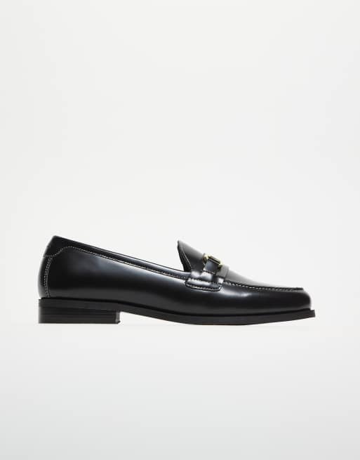 Walk London – Torbole – Czarne loafersy z ozdobnym wędzidełkiem, 2 z 5