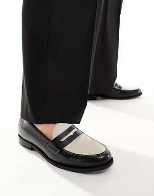   Torbole Saddle Loafers  and Off White Leather