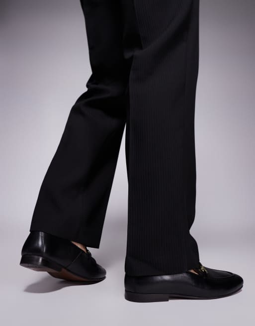 Walk London Trent Trim loafer in black leather, 4 of 4