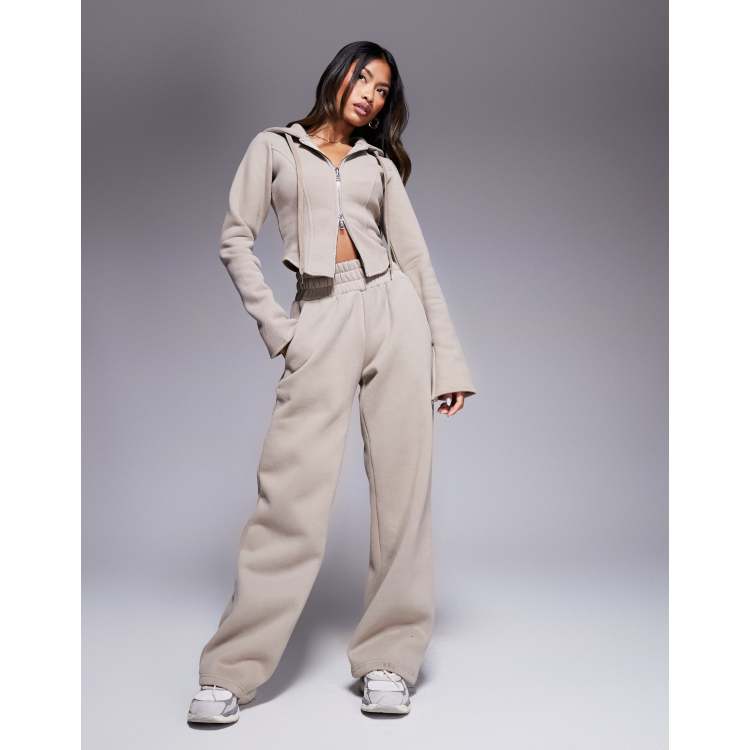 【ODOR】 [2nd order] Molly wide jogger in mocha Mocha Brown Twill Bungee Jogger Pants JG882 – Million Dolla