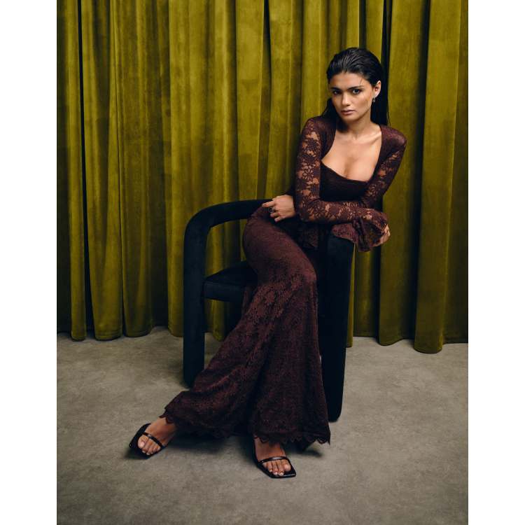 Wanderdoll Juliette square neck corset detail bow tie