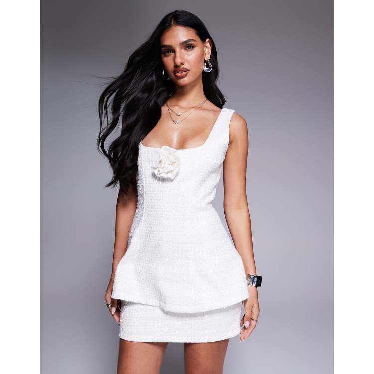 ワンピース PRONG MINI DRESS Charm Jacquard ミニワンピース – Sister Jane (Japan)