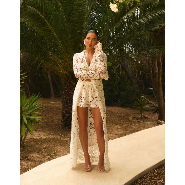 Wanderdoll x Emma Milton Kaiya premium crochet knit longline