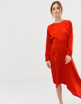 warehouse asymmetric dress