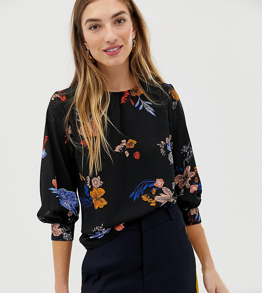 Warehouse blouse in floral print-Multi