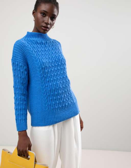 Warehouse cable outlet knit jumper