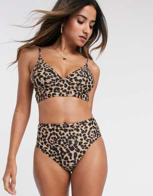 warehouse leopard print cami dress