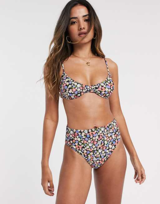 Cami best sale swim top