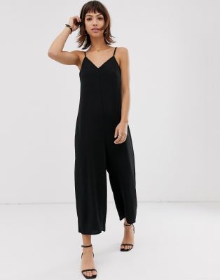 black cami playsuit