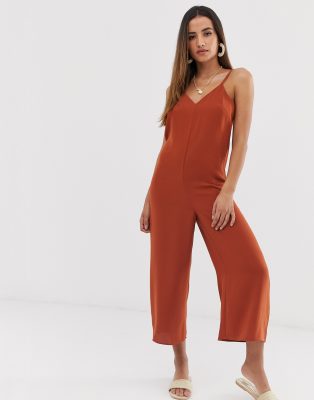 asos rust jumpsuit