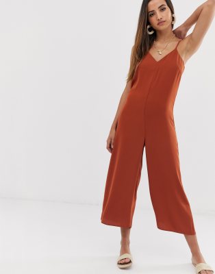 asos rust jumpsuit