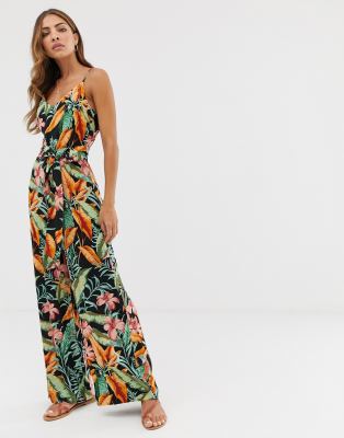 warehouse tropical jumpsuit