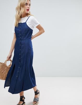 warehouse chambray dress