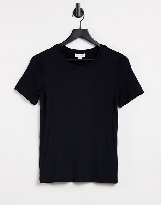 Warehouse casual fit t-shirt in black