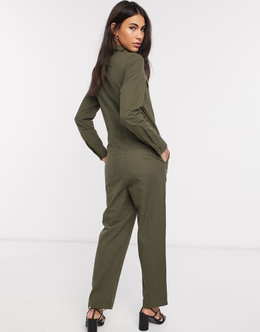 Khaki boiler sale suit womens